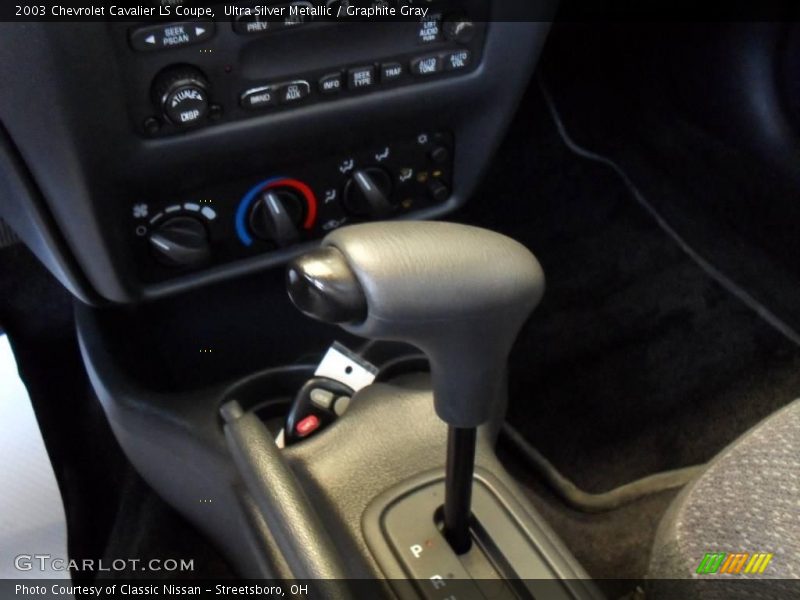 Ultra Silver Metallic / Graphite Gray 2003 Chevrolet Cavalier LS Coupe
