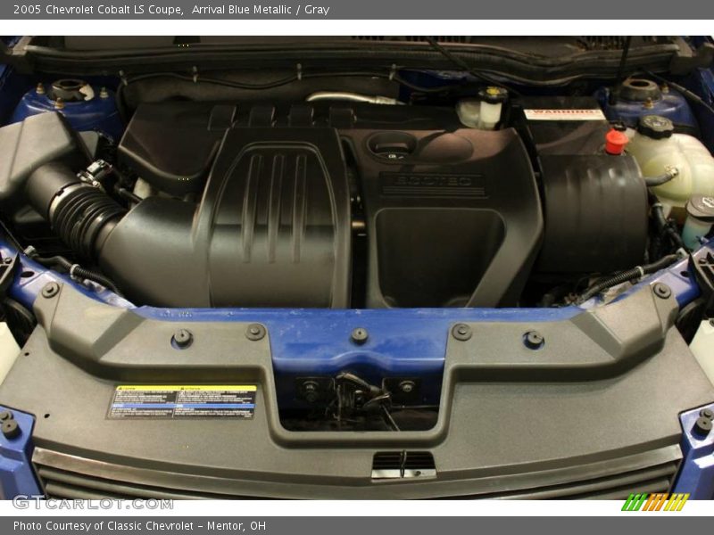 Arrival Blue Metallic / Gray 2005 Chevrolet Cobalt LS Coupe