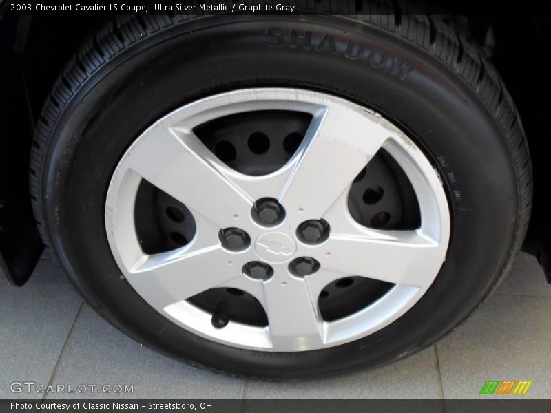 Ultra Silver Metallic / Graphite Gray 2003 Chevrolet Cavalier LS Coupe