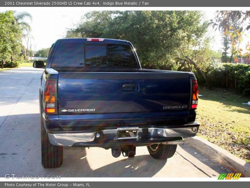 Indigo Blue Metallic / Tan 2001 Chevrolet Silverado 2500HD LS Crew Cab 4x4