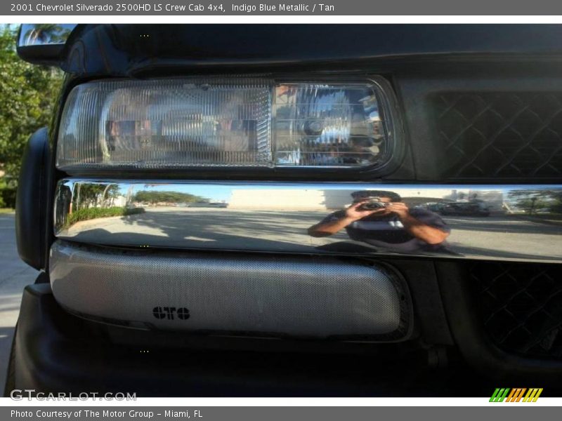 Indigo Blue Metallic / Tan 2001 Chevrolet Silverado 2500HD LS Crew Cab 4x4