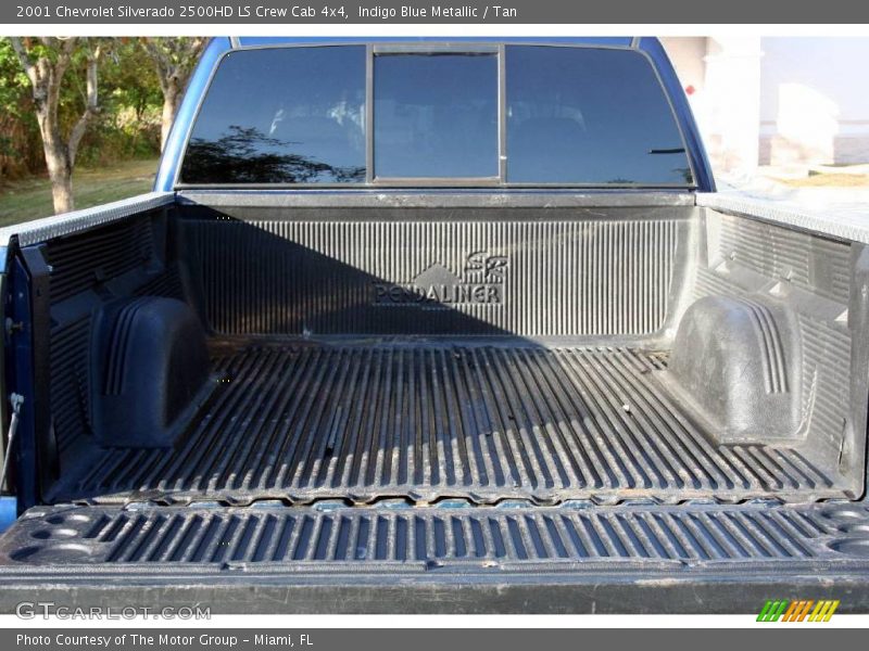Indigo Blue Metallic / Tan 2001 Chevrolet Silverado 2500HD LS Crew Cab 4x4