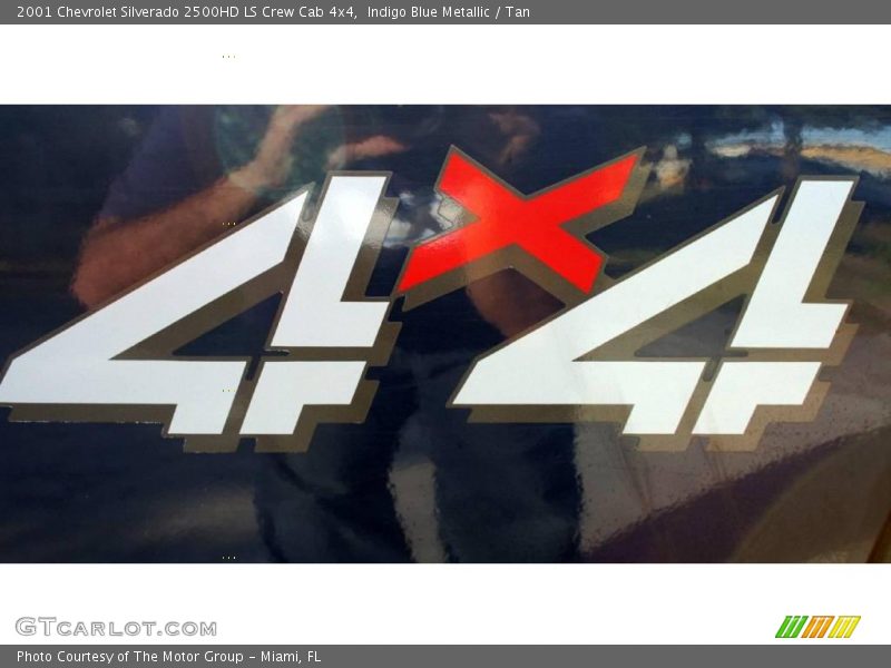 Indigo Blue Metallic / Tan 2001 Chevrolet Silverado 2500HD LS Crew Cab 4x4