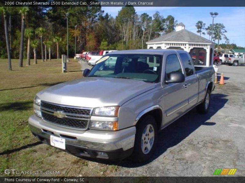 Silver Birch Metallic / Dark Charcoal 2006 Chevrolet Silverado 1500 Extended Cab