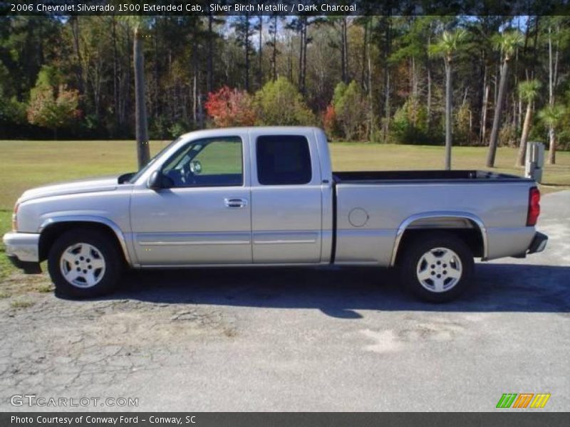 Silver Birch Metallic / Dark Charcoal 2006 Chevrolet Silverado 1500 Extended Cab