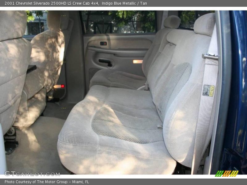 Indigo Blue Metallic / Tan 2001 Chevrolet Silverado 2500HD LS Crew Cab 4x4