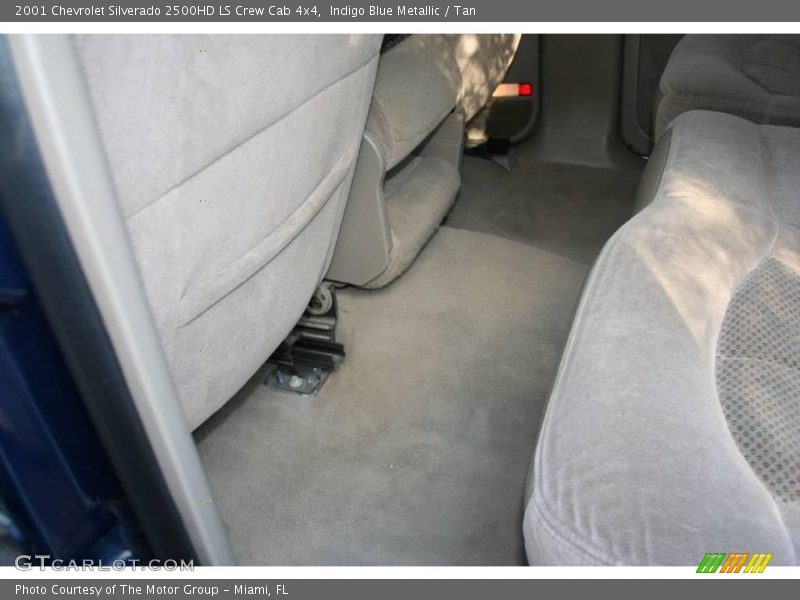 Indigo Blue Metallic / Tan 2001 Chevrolet Silverado 2500HD LS Crew Cab 4x4