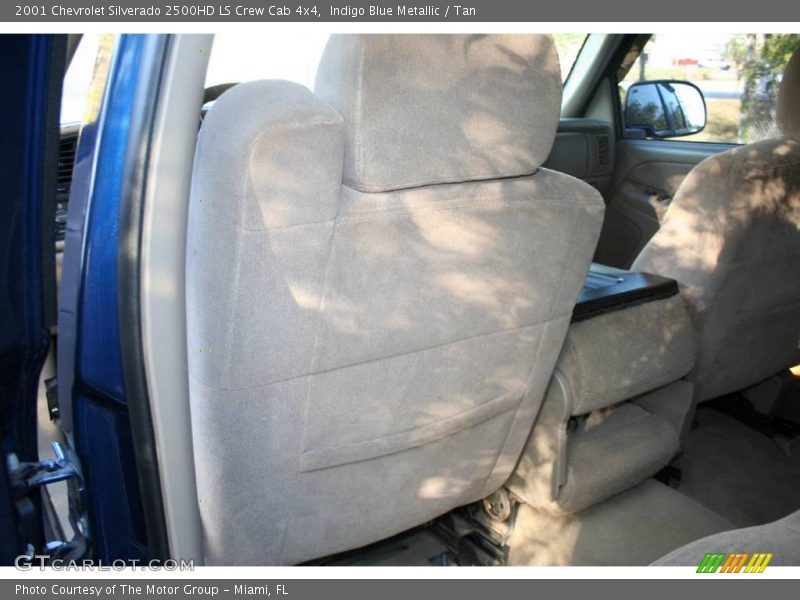 Indigo Blue Metallic / Tan 2001 Chevrolet Silverado 2500HD LS Crew Cab 4x4