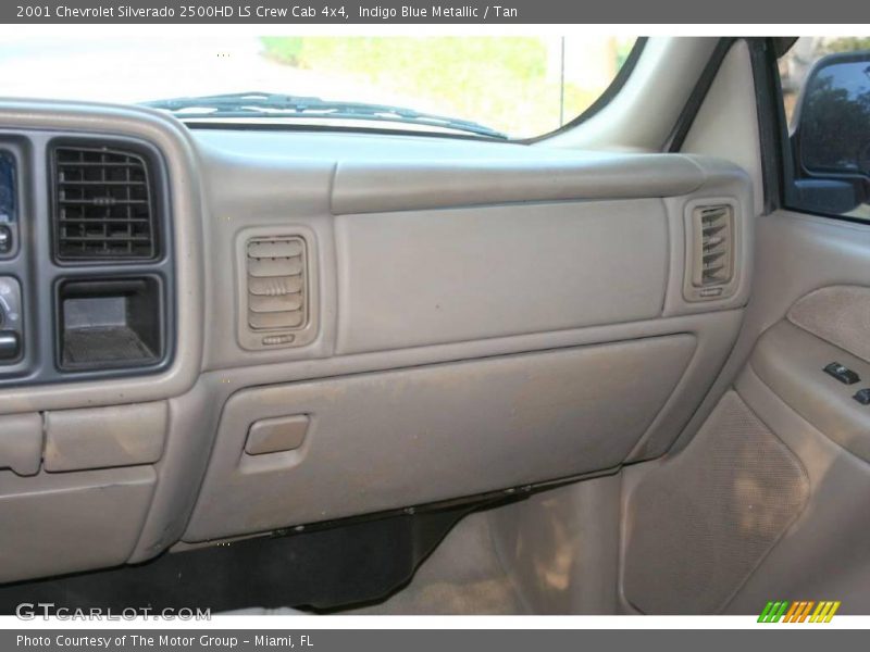 Indigo Blue Metallic / Tan 2001 Chevrolet Silverado 2500HD LS Crew Cab 4x4