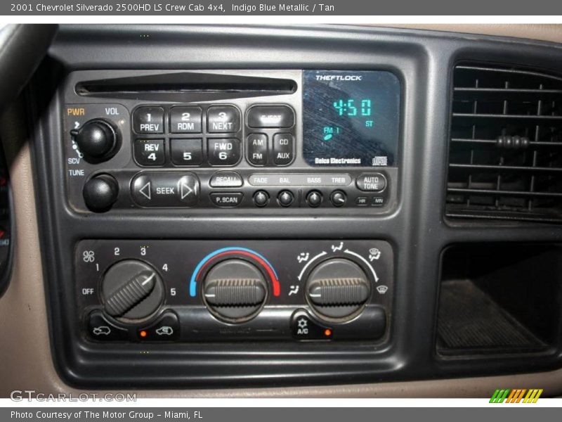 Indigo Blue Metallic / Tan 2001 Chevrolet Silverado 2500HD LS Crew Cab 4x4