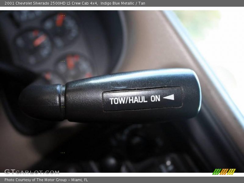 Indigo Blue Metallic / Tan 2001 Chevrolet Silverado 2500HD LS Crew Cab 4x4