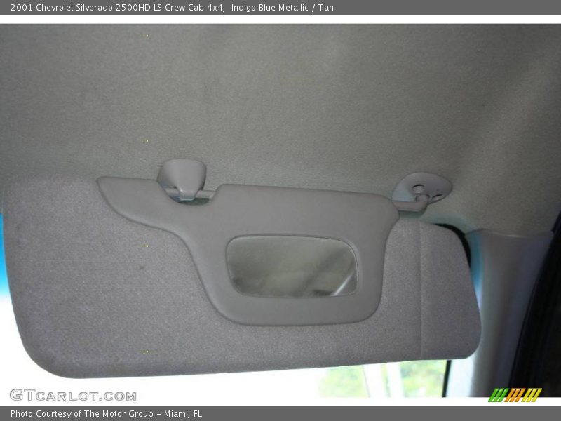 Indigo Blue Metallic / Tan 2001 Chevrolet Silverado 2500HD LS Crew Cab 4x4