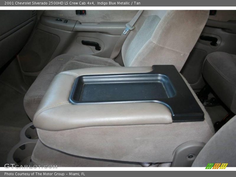 Indigo Blue Metallic / Tan 2001 Chevrolet Silverado 2500HD LS Crew Cab 4x4
