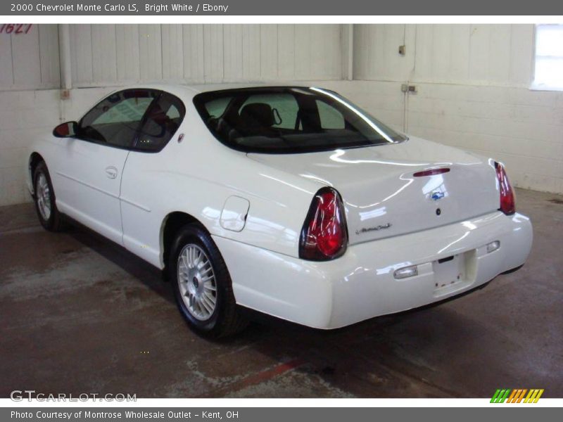 Bright White / Ebony 2000 Chevrolet Monte Carlo LS