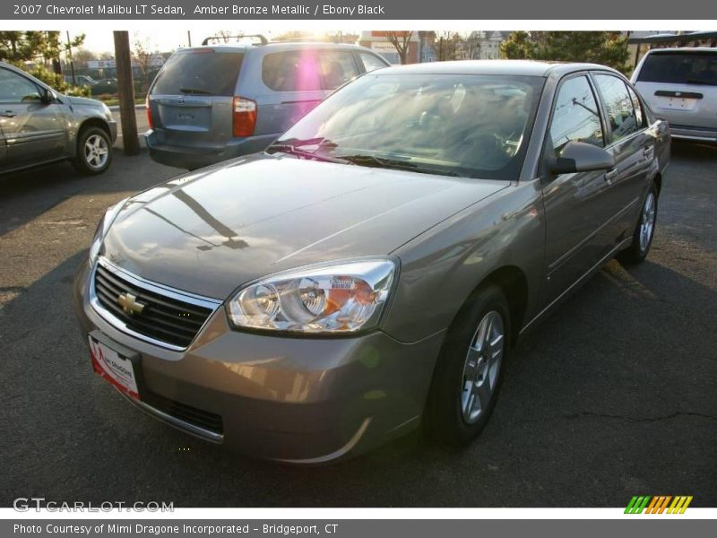 Amber Bronze Metallic / Ebony Black 2007 Chevrolet Malibu LT Sedan