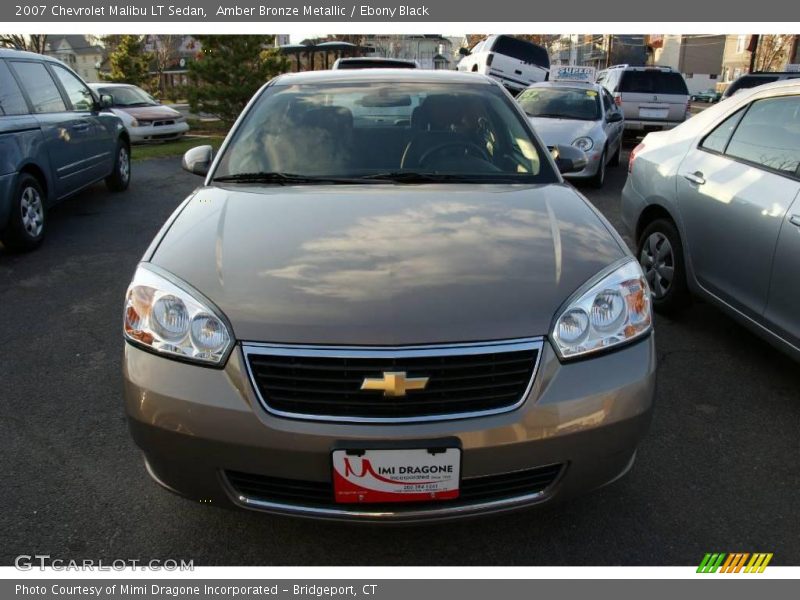 Amber Bronze Metallic / Ebony Black 2007 Chevrolet Malibu LT Sedan
