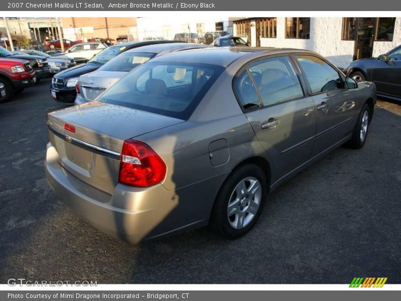 Amber Bronze Metallic / Ebony Black 2007 Chevrolet Malibu LT Sedan
