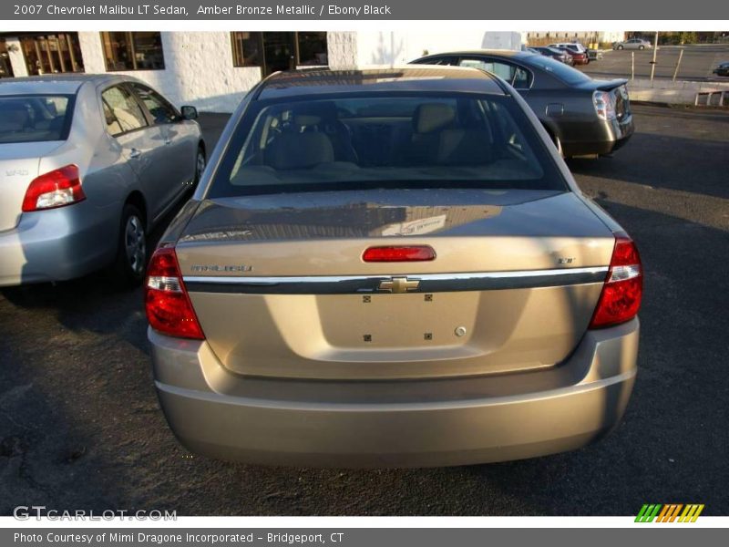 Amber Bronze Metallic / Ebony Black 2007 Chevrolet Malibu LT Sedan