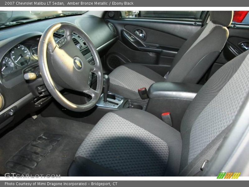 Amber Bronze Metallic / Ebony Black 2007 Chevrolet Malibu LT Sedan