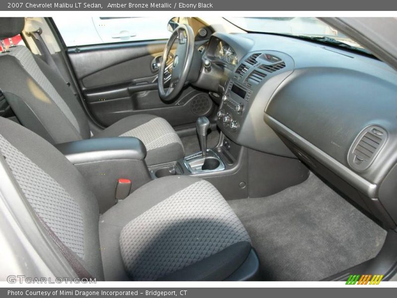 Amber Bronze Metallic / Ebony Black 2007 Chevrolet Malibu LT Sedan
