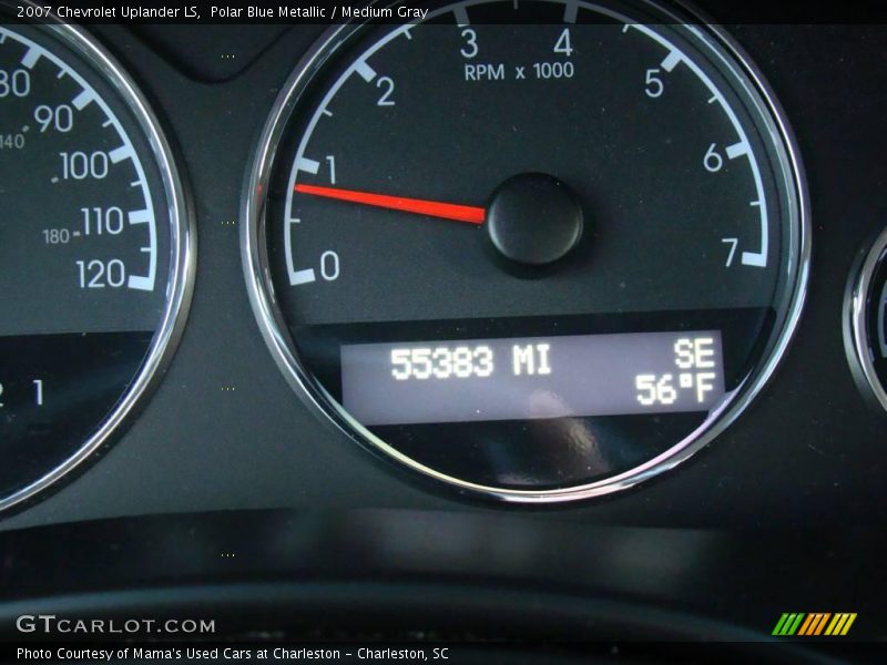 Polar Blue Metallic / Medium Gray 2007 Chevrolet Uplander LS