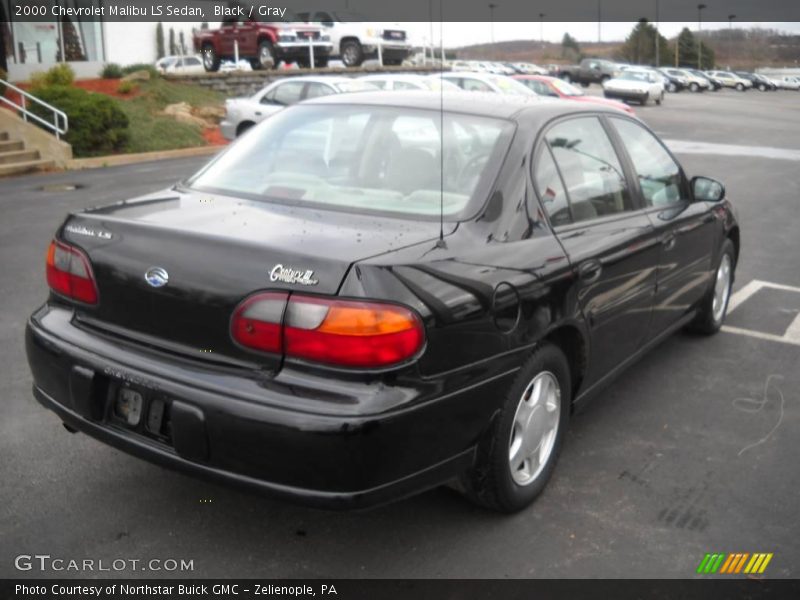 Black / Gray 2000 Chevrolet Malibu LS Sedan