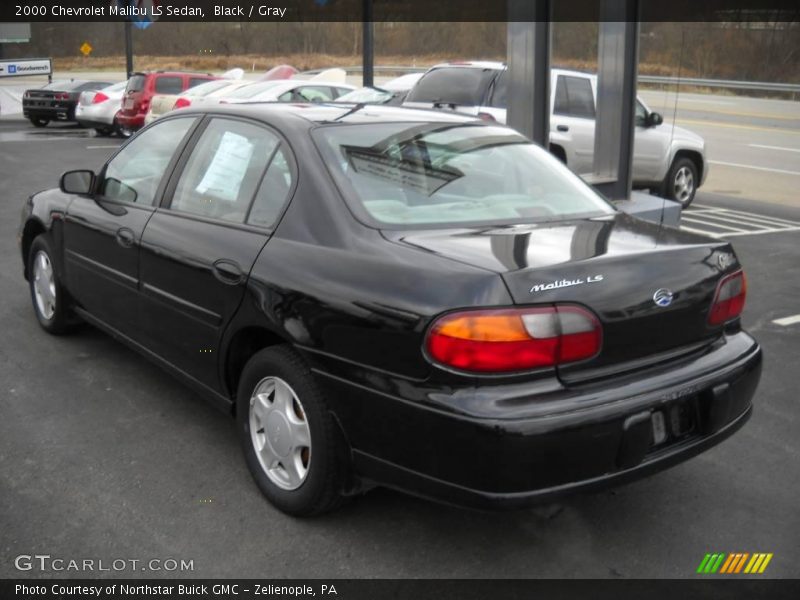 Black / Gray 2000 Chevrolet Malibu LS Sedan