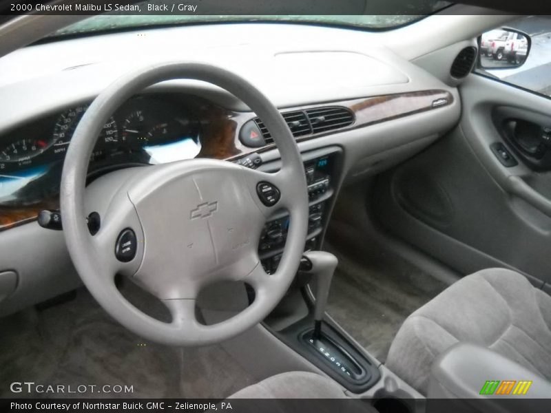 Black / Gray 2000 Chevrolet Malibu LS Sedan