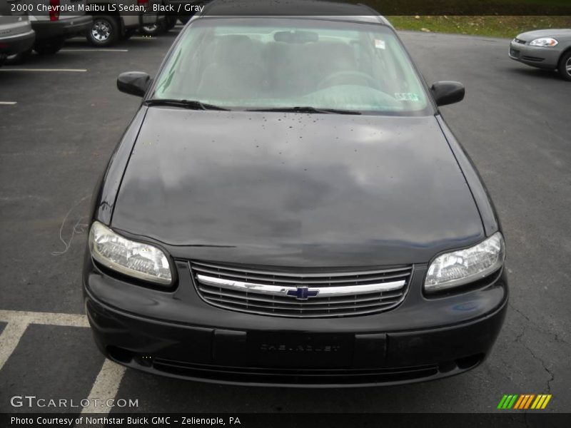 Black / Gray 2000 Chevrolet Malibu LS Sedan