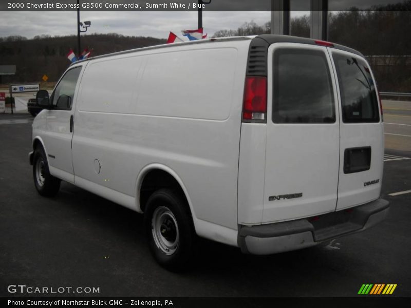 Summit White / Blue 2000 Chevrolet Express G3500 Commercial