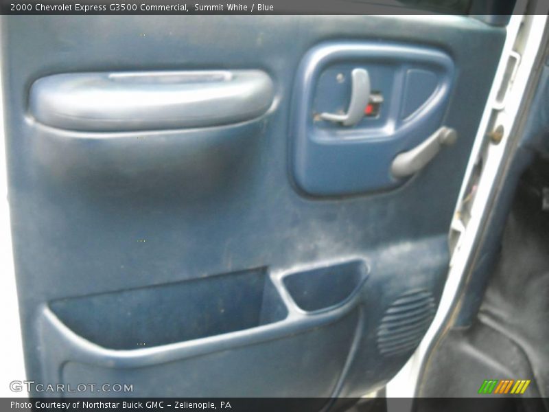 Summit White / Blue 2000 Chevrolet Express G3500 Commercial