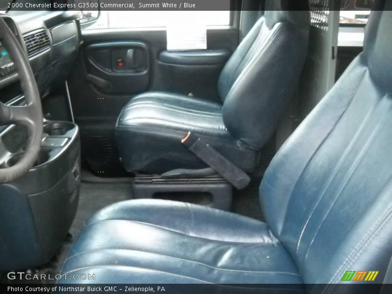 Summit White / Blue 2000 Chevrolet Express G3500 Commercial