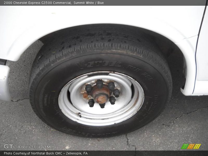 Summit White / Blue 2000 Chevrolet Express G3500 Commercial
