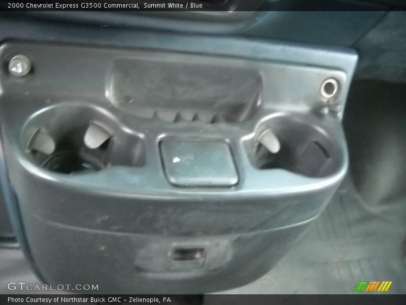 Summit White / Blue 2000 Chevrolet Express G3500 Commercial