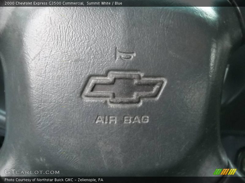 Summit White / Blue 2000 Chevrolet Express G3500 Commercial