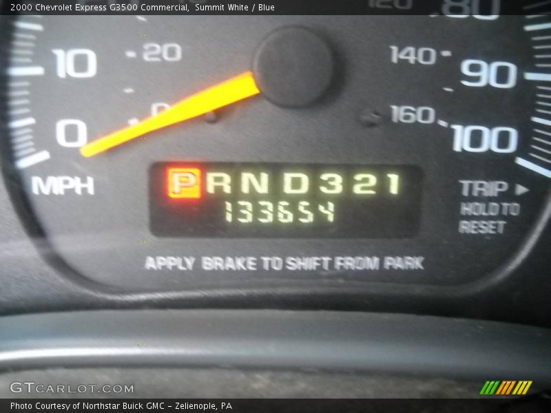Summit White / Blue 2000 Chevrolet Express G3500 Commercial
