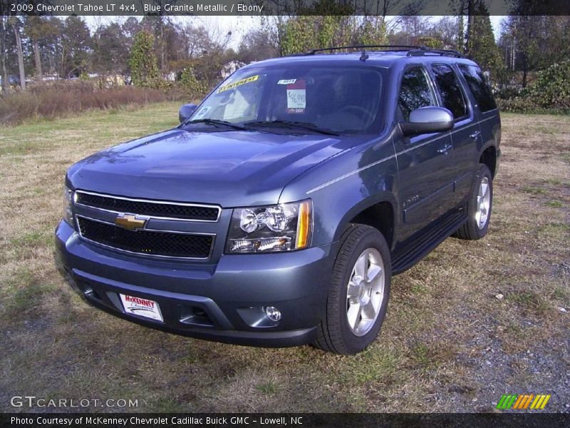 Blue Granite Metallic / Ebony 2009 Chevrolet Tahoe LT 4x4