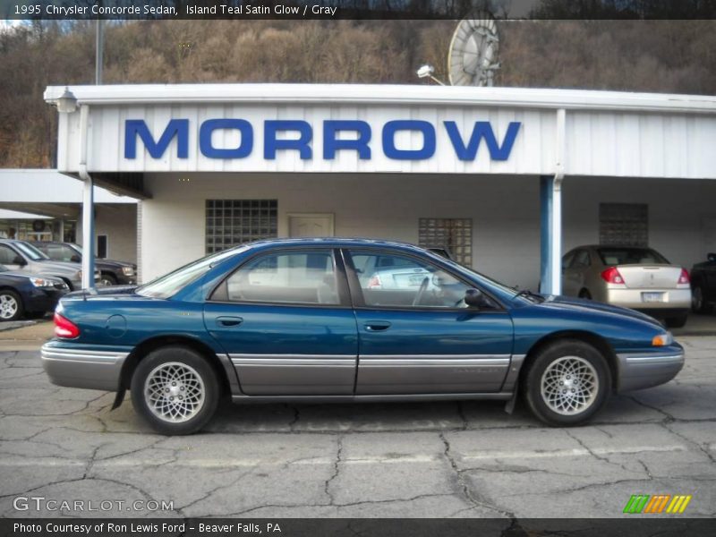 Island Teal Satin Glow / Gray 1995 Chrysler Concorde Sedan