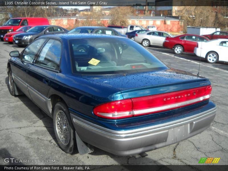 Island Teal Satin Glow / Gray 1995 Chrysler Concorde Sedan
