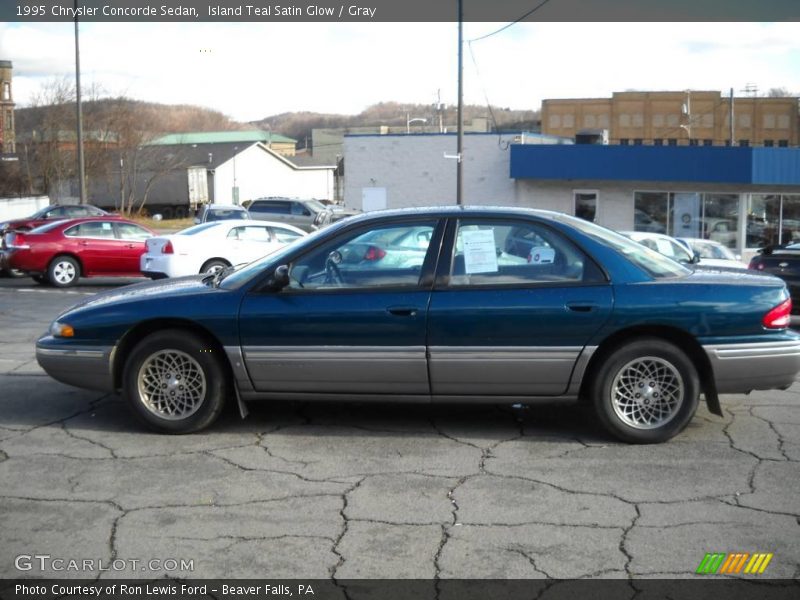 Island Teal Satin Glow / Gray 1995 Chrysler Concorde Sedan