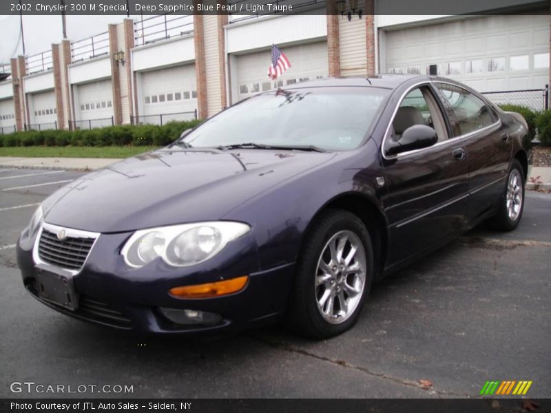 Deep Sapphire Blue Pearl / Light Taupe 2002 Chrysler 300 M Special