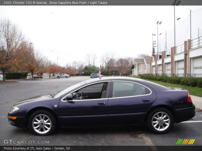 Deep Sapphire Blue Pearl / Light Taupe 2002 Chrysler 300 M Special
