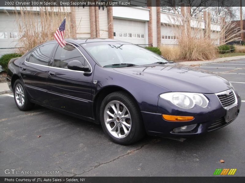 Deep Sapphire Blue Pearl / Light Taupe 2002 Chrysler 300 M Special