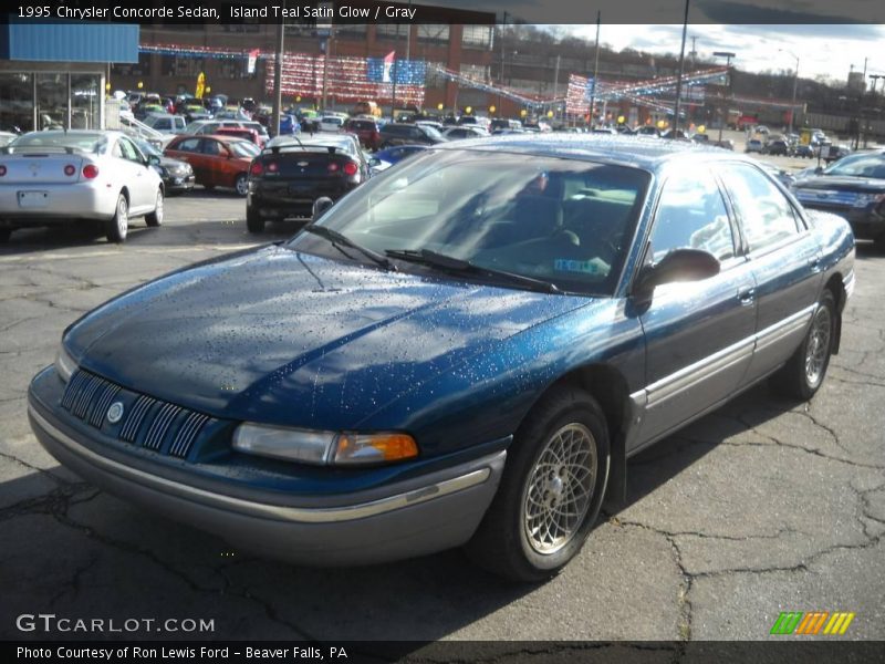 Island Teal Satin Glow / Gray 1995 Chrysler Concorde Sedan