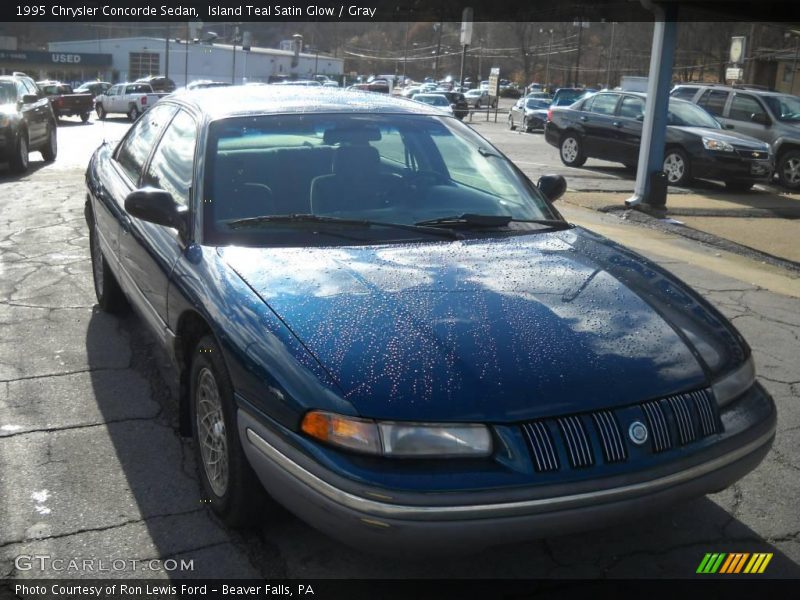 Island Teal Satin Glow / Gray 1995 Chrysler Concorde Sedan