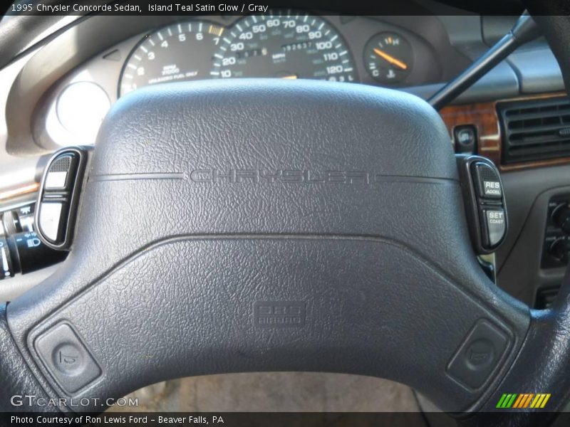 Island Teal Satin Glow / Gray 1995 Chrysler Concorde Sedan