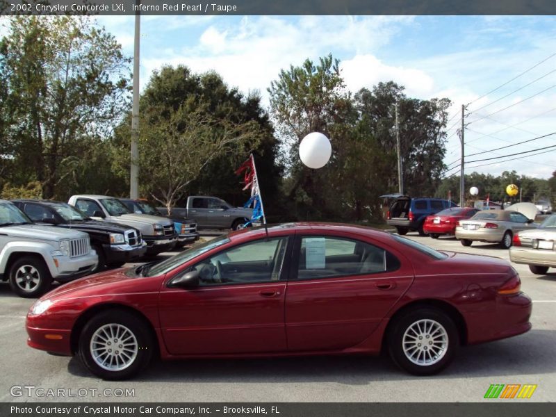 Inferno Red Pearl / Taupe 2002 Chrysler Concorde LXi