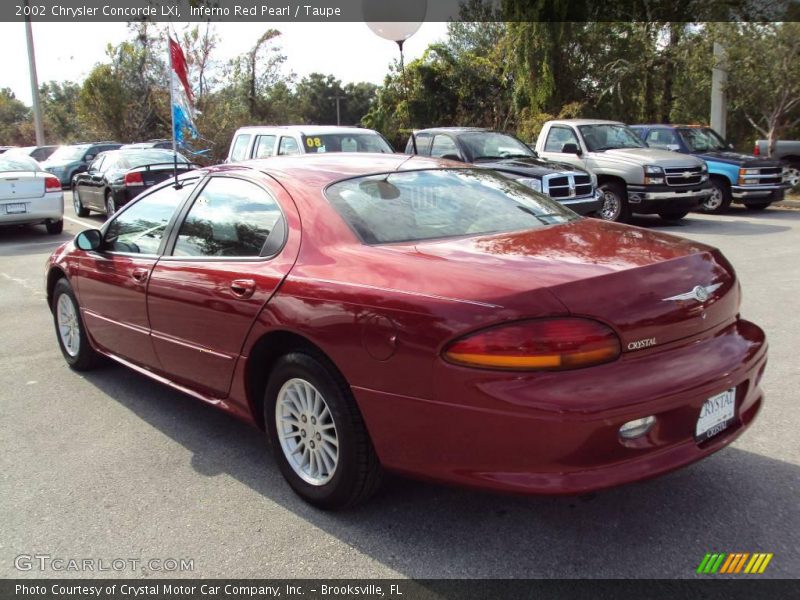 Inferno Red Pearl / Taupe 2002 Chrysler Concorde LXi