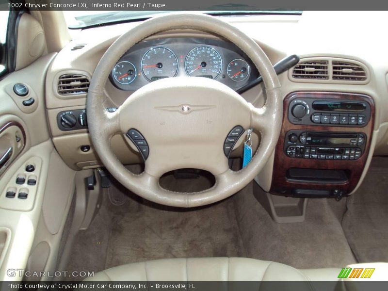 Inferno Red Pearl / Taupe 2002 Chrysler Concorde LXi