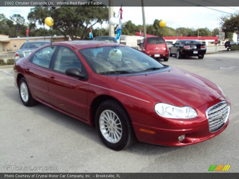 Inferno Red Pearl / Taupe 2002 Chrysler Concorde LXi